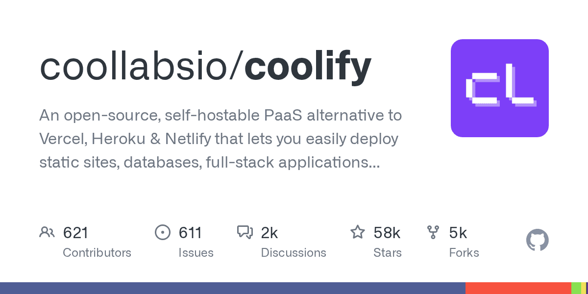 An open-source &amp; self-hostable Vercel alternative.
