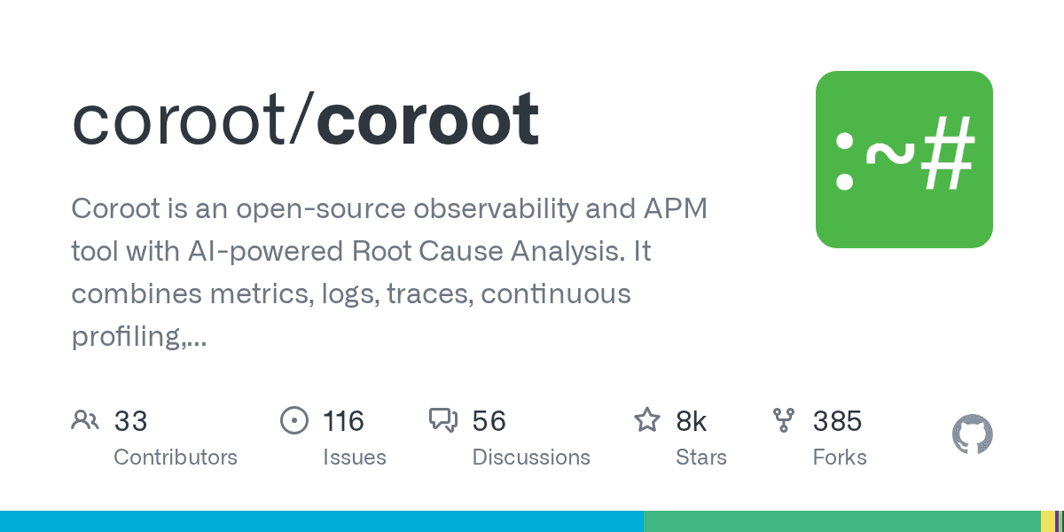 Coroot is an open-source APM &amp; Observability tool, a DataDog and NewRelic al...