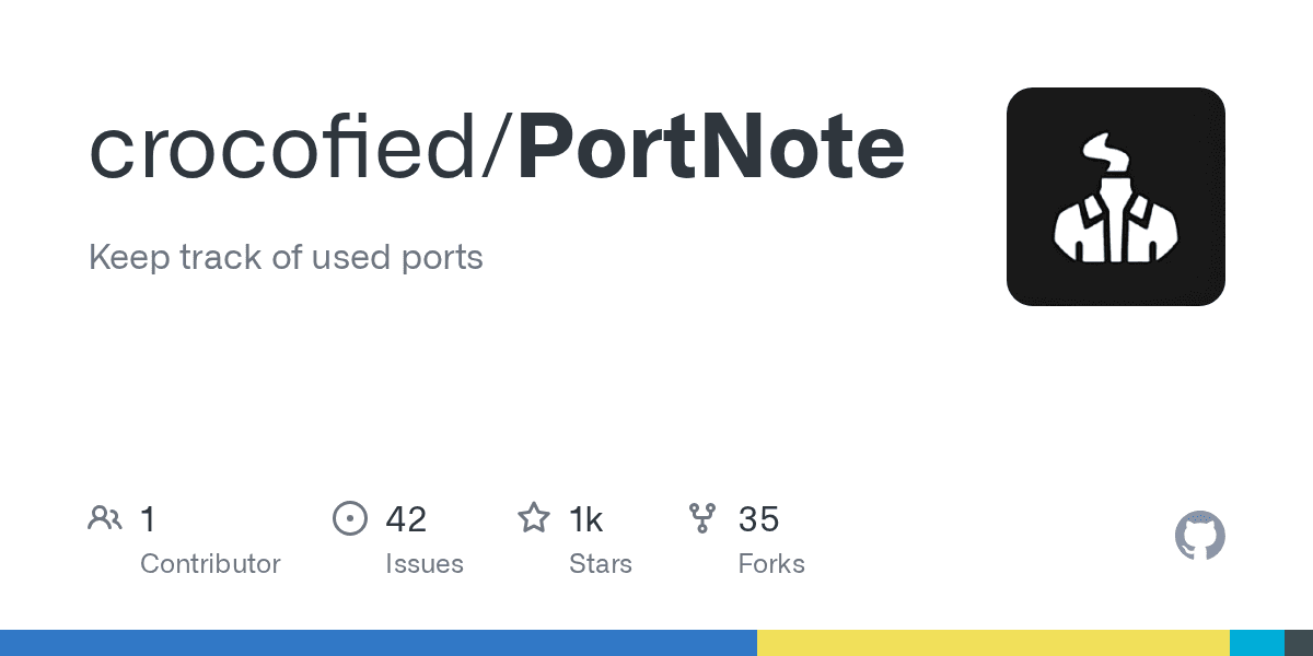 Keep track of used ports