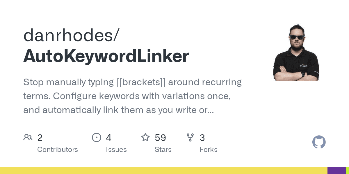 Stop manually typing brackets around recurring terms in your notes