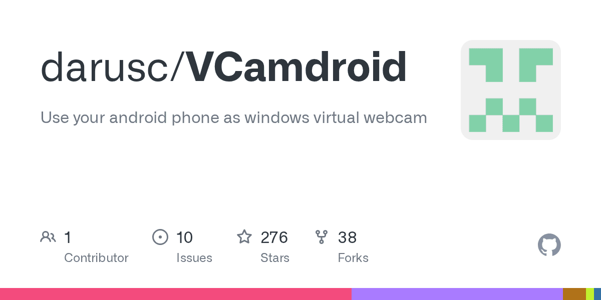 Convert your Android device into a wireless webcam for Windows
