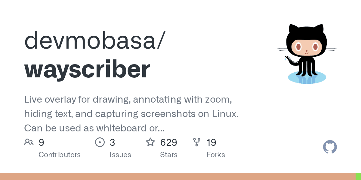Create live annotations for presentations and tutorials on Linux