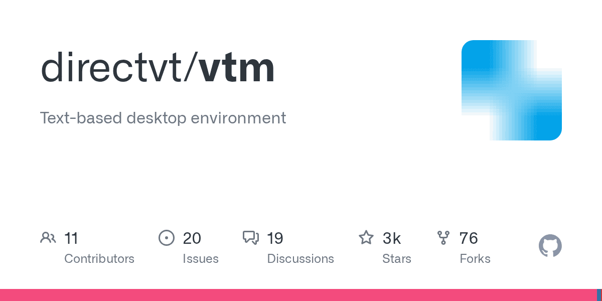 Vtm: a virtual terminal multiplexer that runs as a single binary on any OS