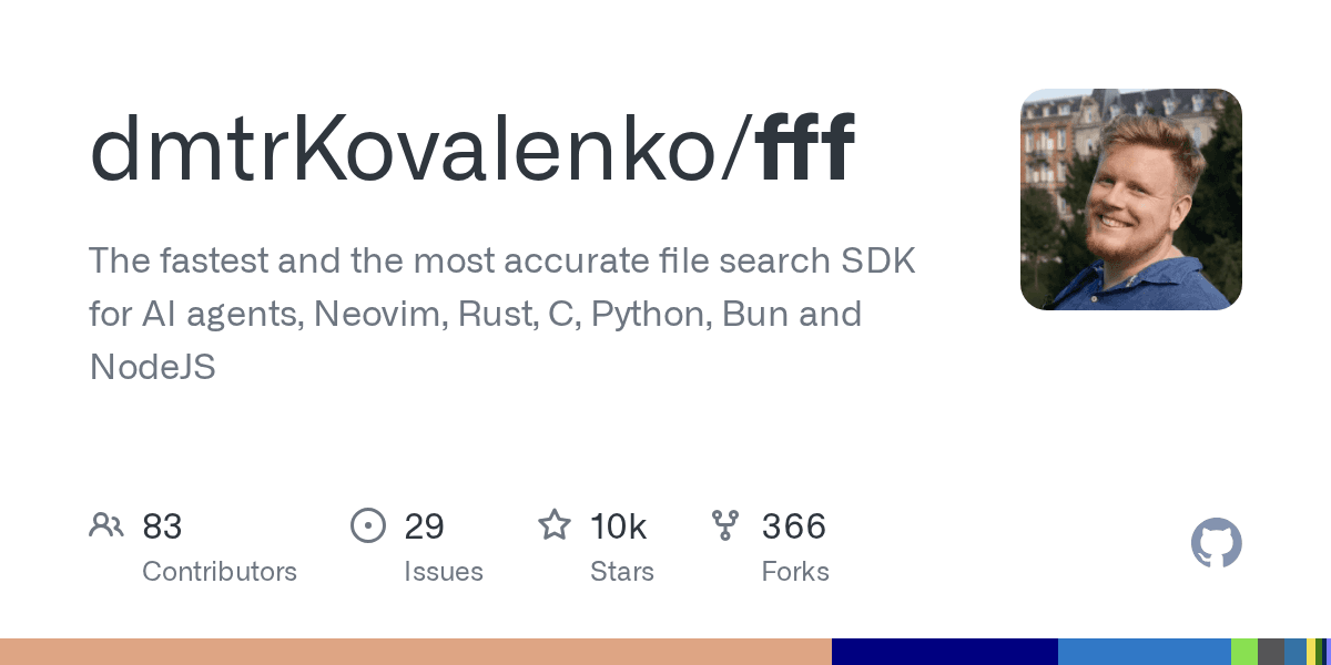 Finally a Fast Fuzzy File Finder for neovim