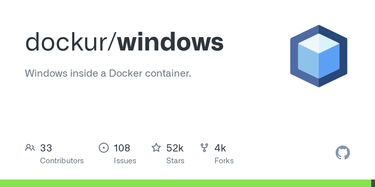 “Windows”, but in a docker container.