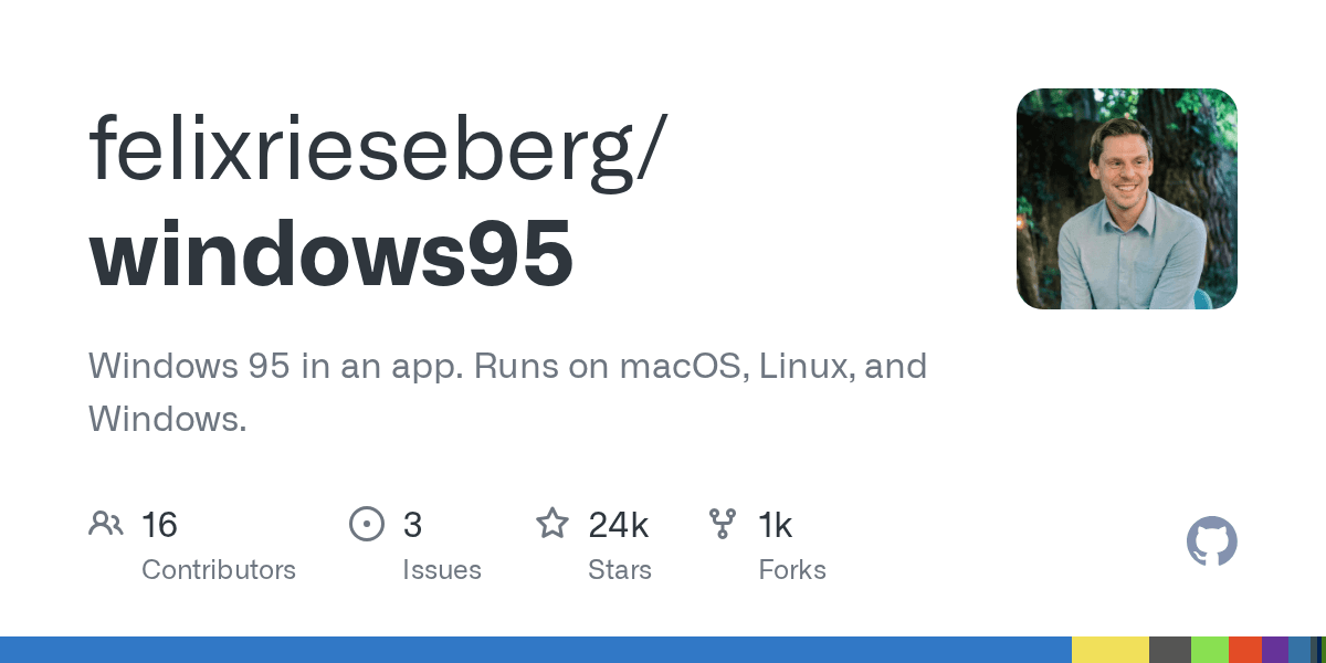 Entire Windows 95 packed in an Electron app