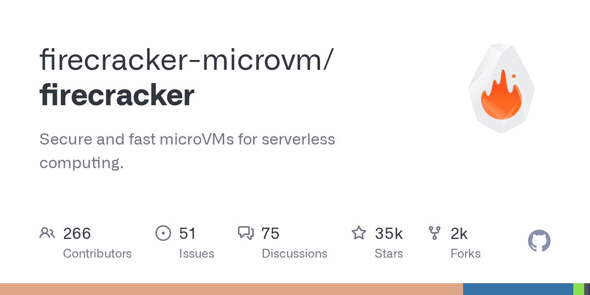 Secure and fast microVMs for serverless computing.