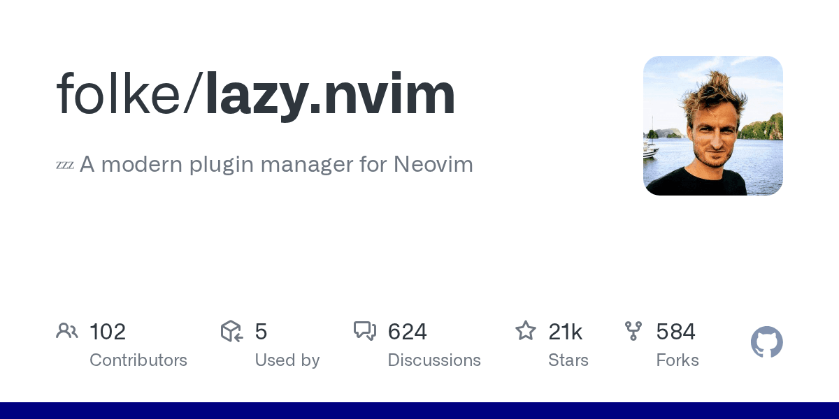 lazy.nvim: a modern plugin manager that actually handles lazy-loading well
