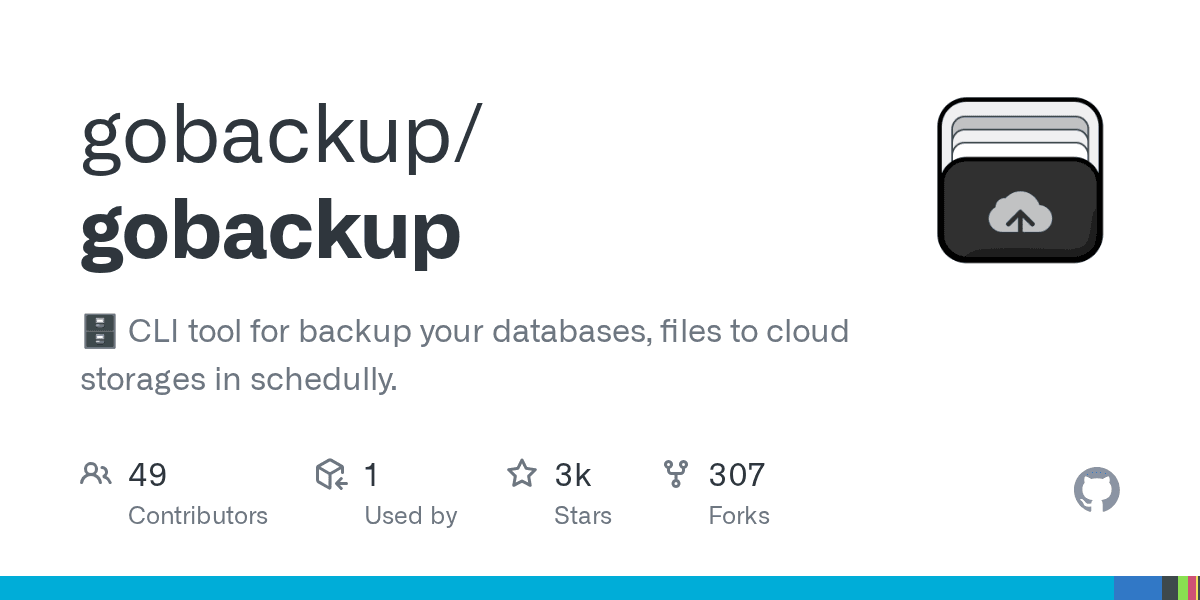An Open-source CLI tool for backup your databases, files to cloud storages