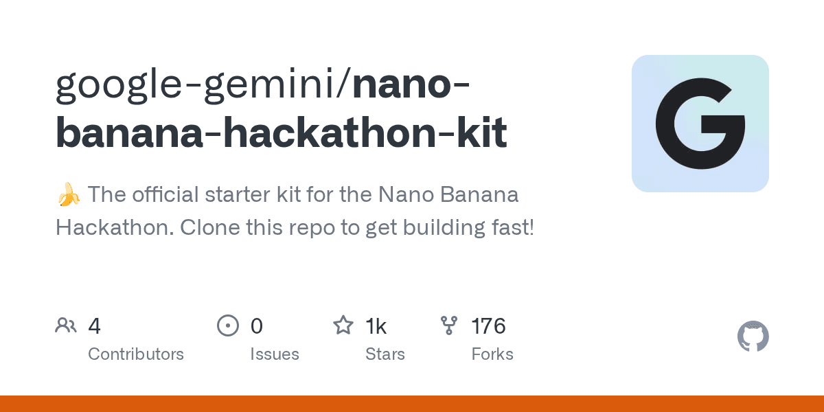 The official nano banana hackathon kit