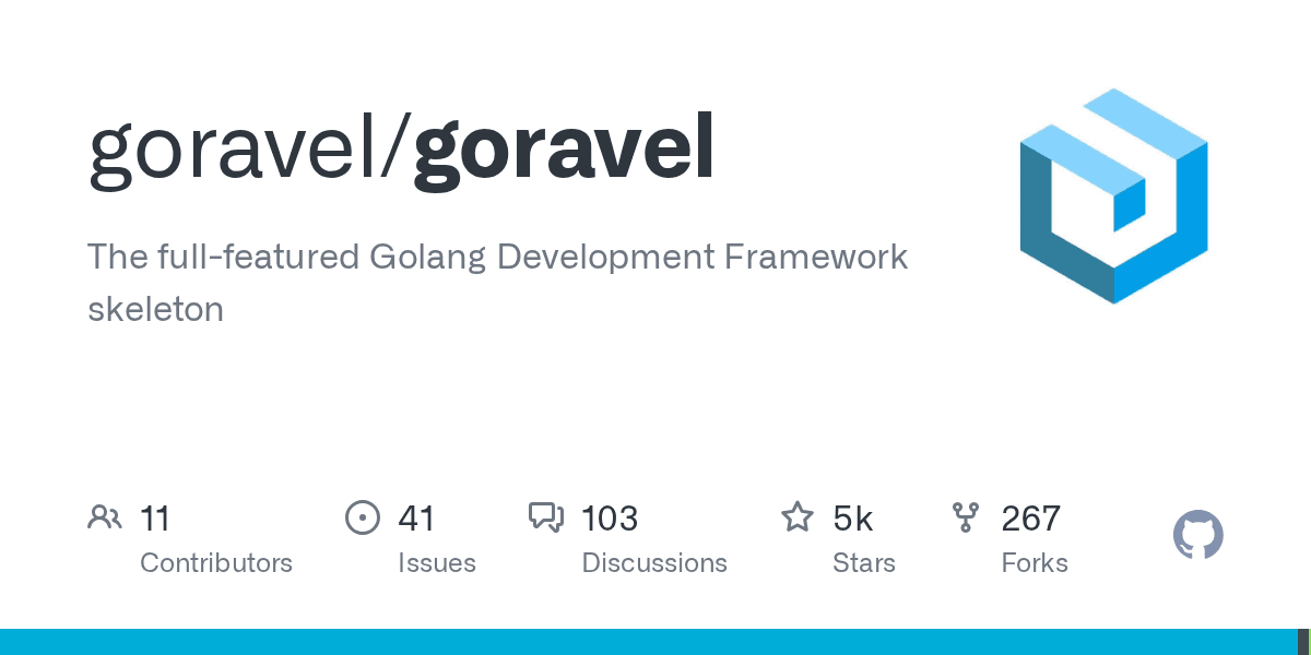 Goravel: A Laravel-inspired web framework for Go developers
