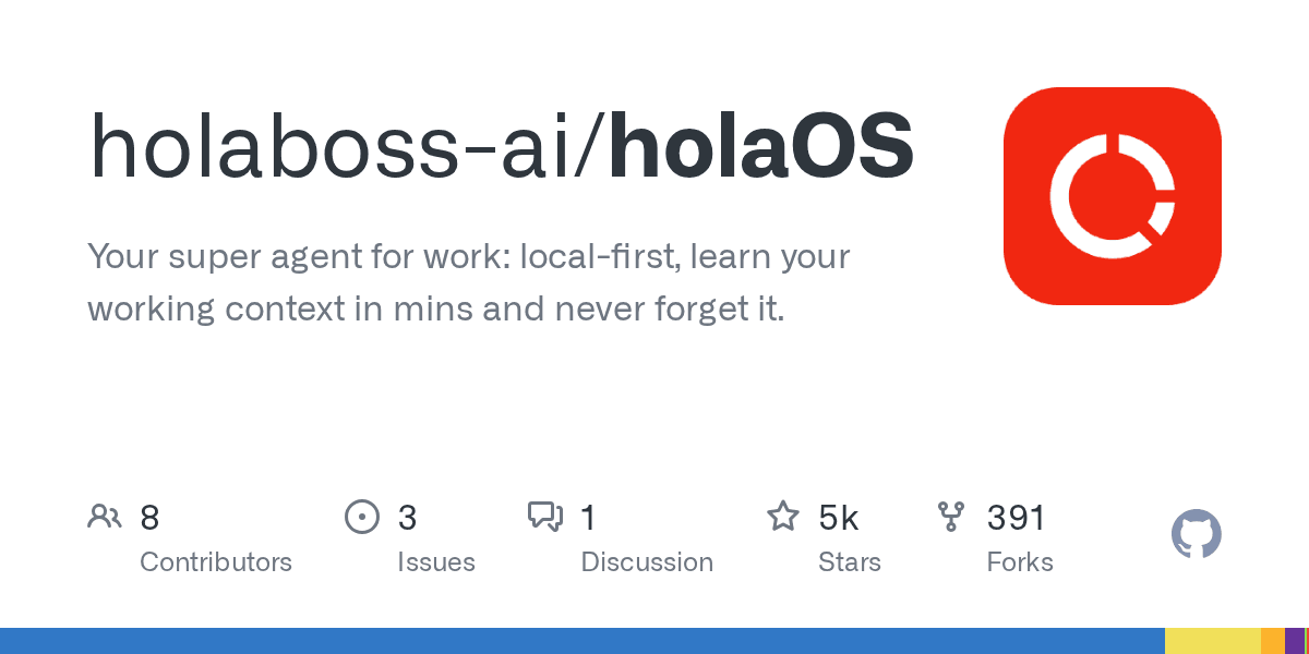 holaOS The AI Operating System for Long Running Work