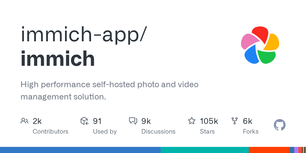 The ultimate self-hosted alternative to Google Photos.