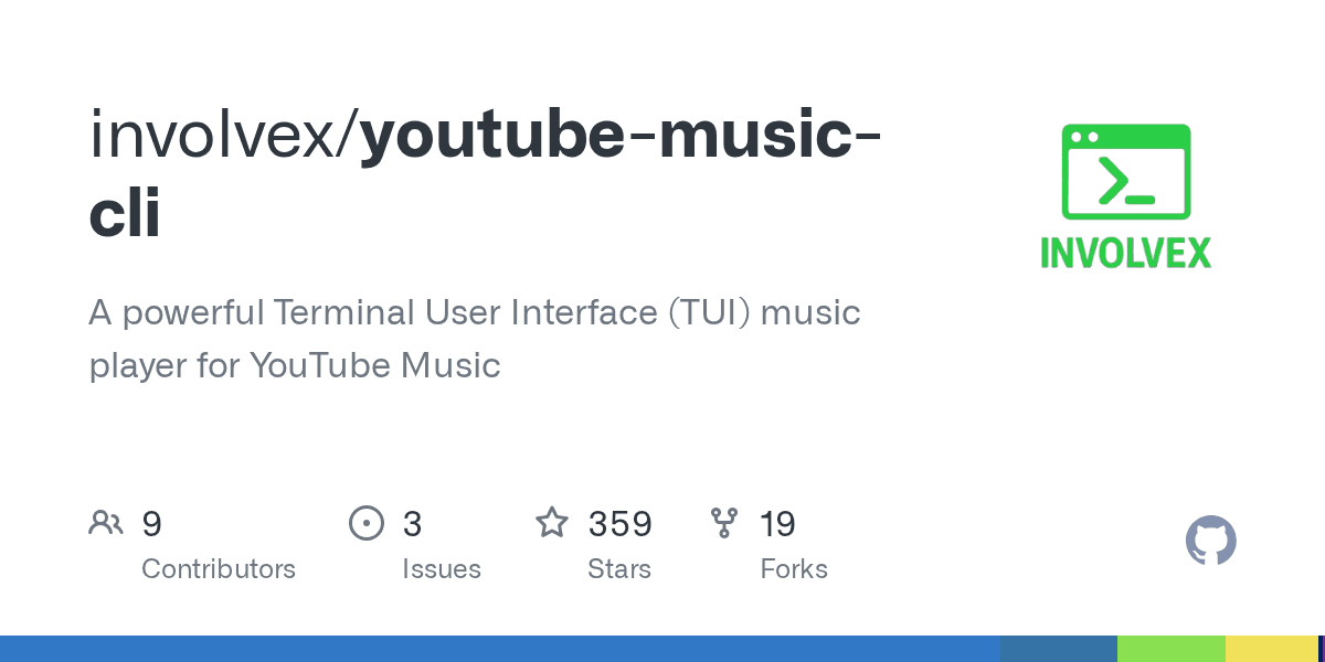 Access the entire YouTube Music library from a minimalist terminal interface
