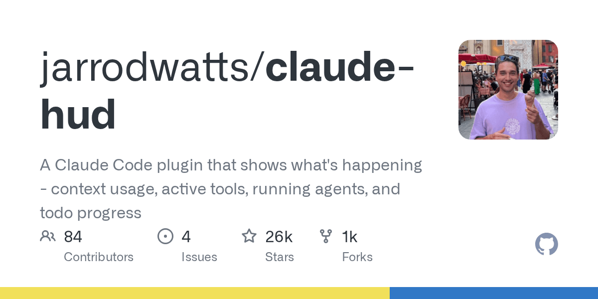 See every tool Claude uses and how much context remains