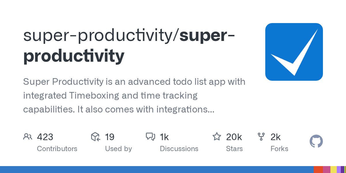Open source Todoist alternative and more