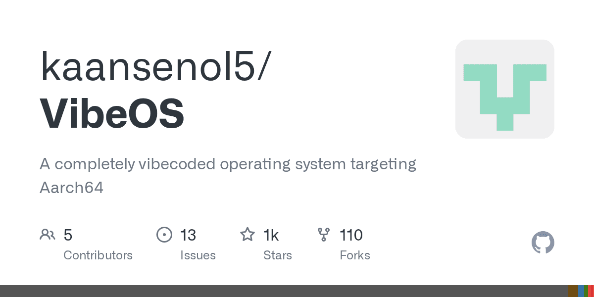 A completely vibecoded operating system targeting Aarch64