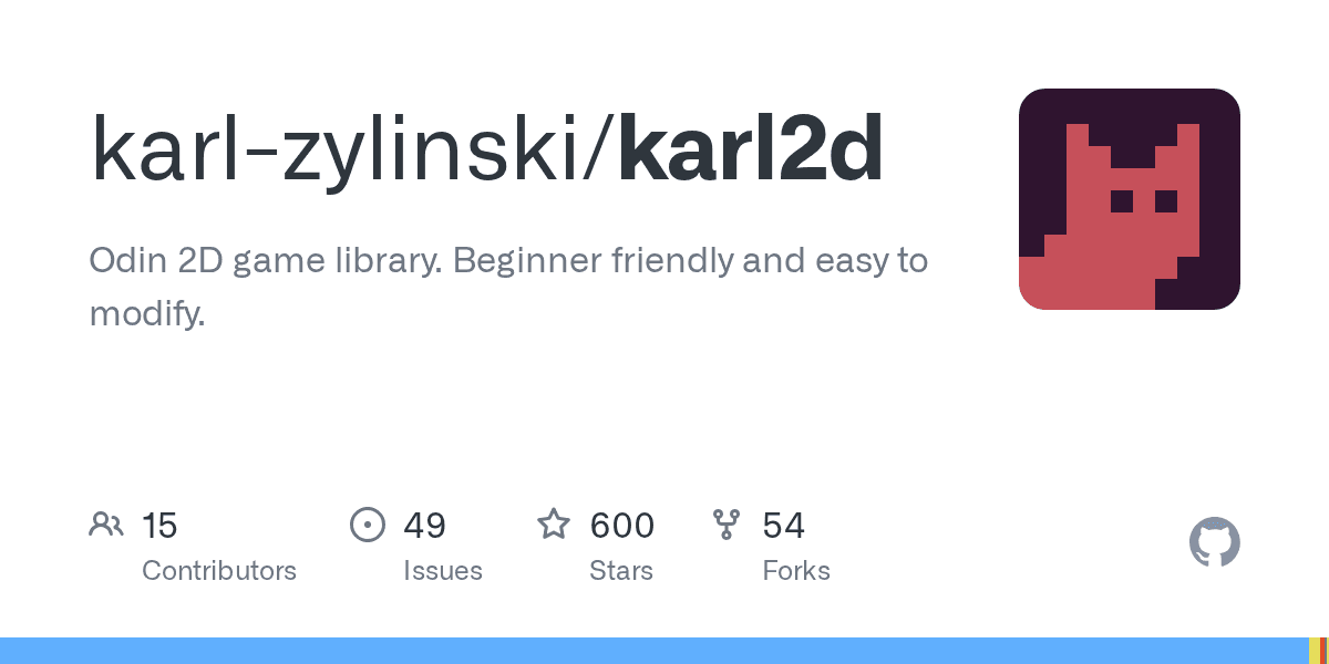 The open-source 2D framework for learning game development with Odin