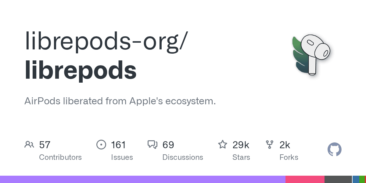 AirPods liberated from Apple's ecosystem.
