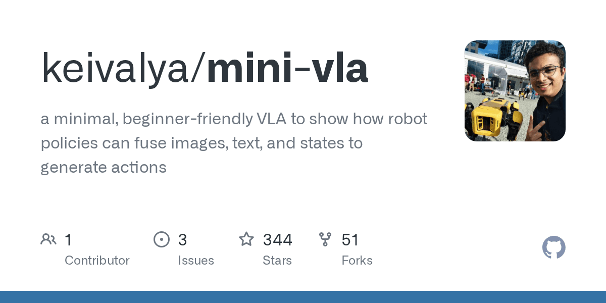 Turn images and text into robot actions with this minimal policy