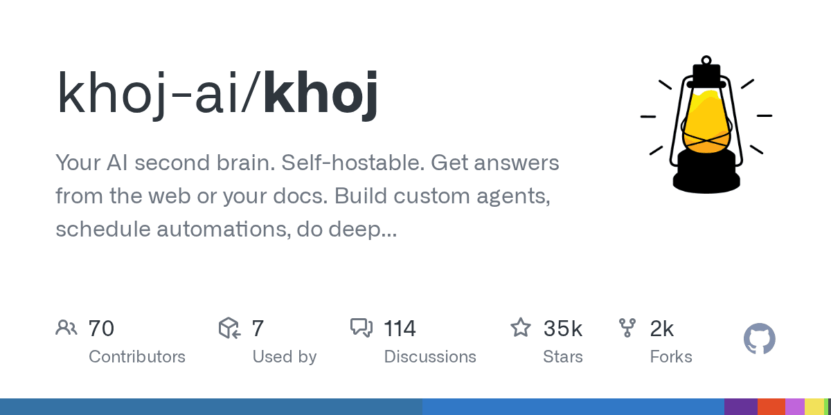 Khoj: your open-source AI second brain that runs locally or in the cloud