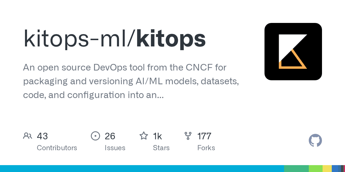 KitOps packages AI/ML projects into versioned OCI artifacts for your registry