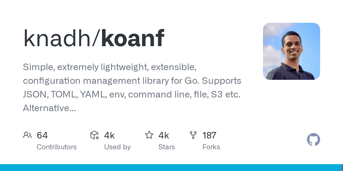 Configure your Go application from multiple sources with zero bloat
