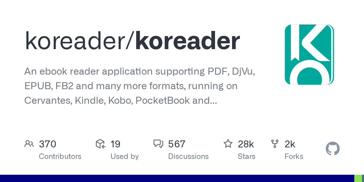 An ebook reader application running on Cervantes, Kindle, Kobo, PocketBook and A...