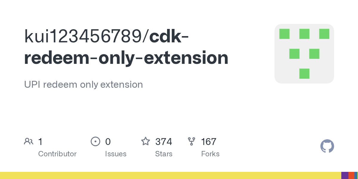 cdk-redeem-only-extension