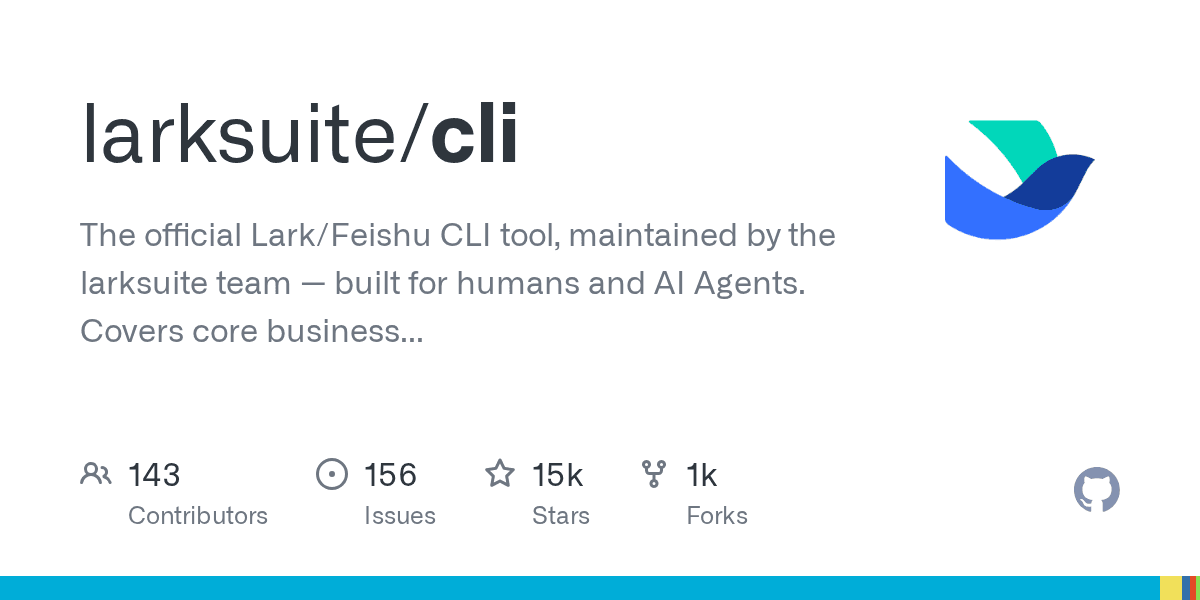 Lark CLI Control Lark Platform with AI Agent Friendly Commands
