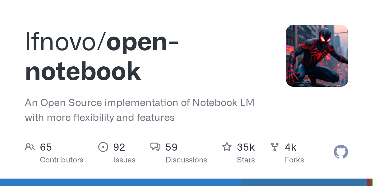 An Open Source implementation of Notebook LM with more flexibility and features