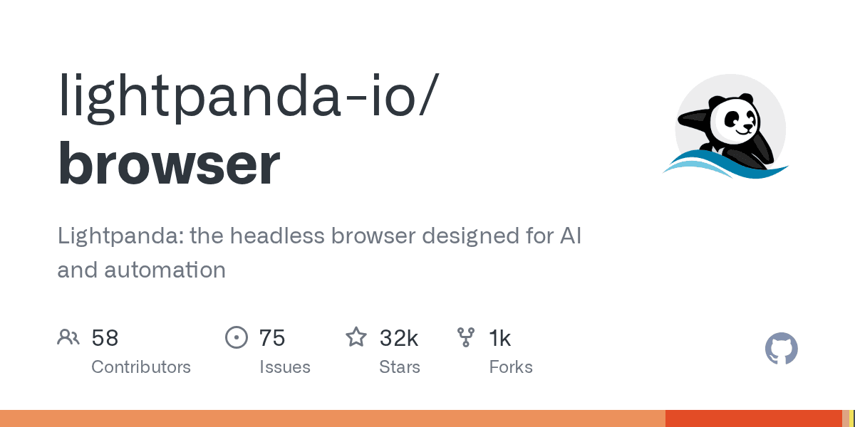 the headless browser designed for AI and automation