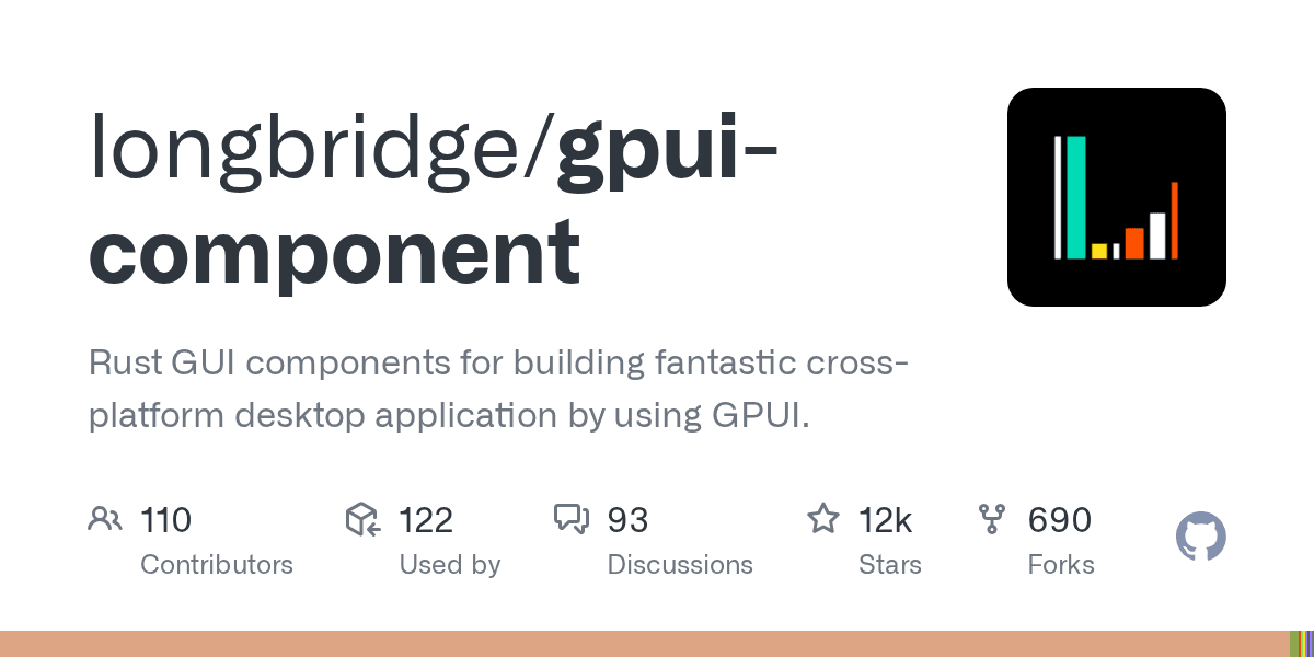 Rust GUI components for building fantastic cross-platform desktop application