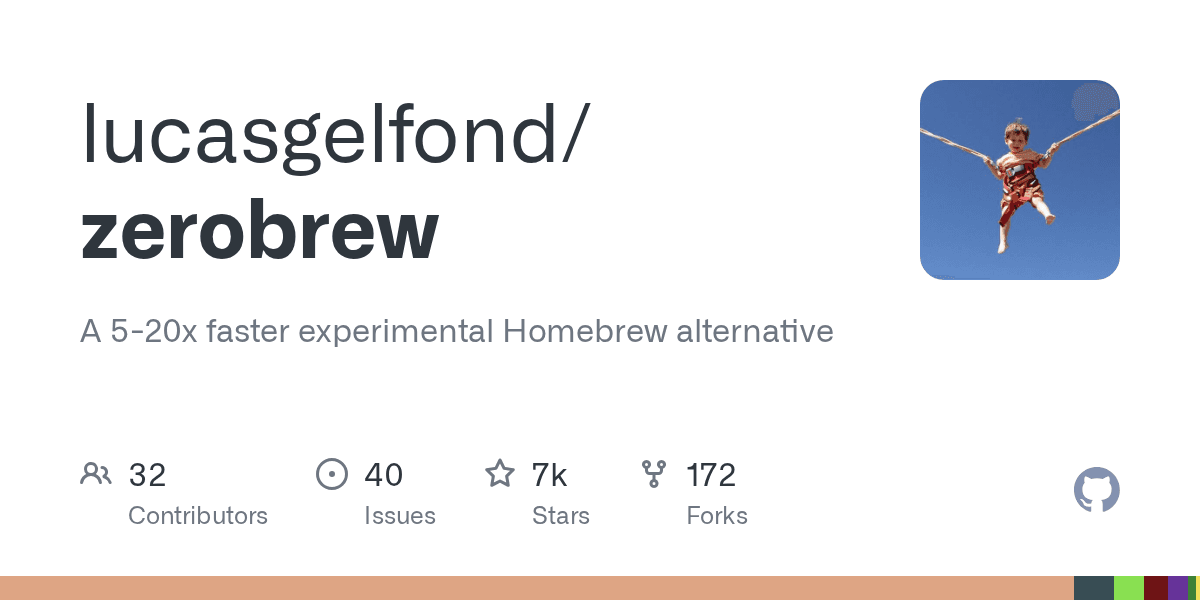 A drop-in replacement for Homebrew that runs five times faster