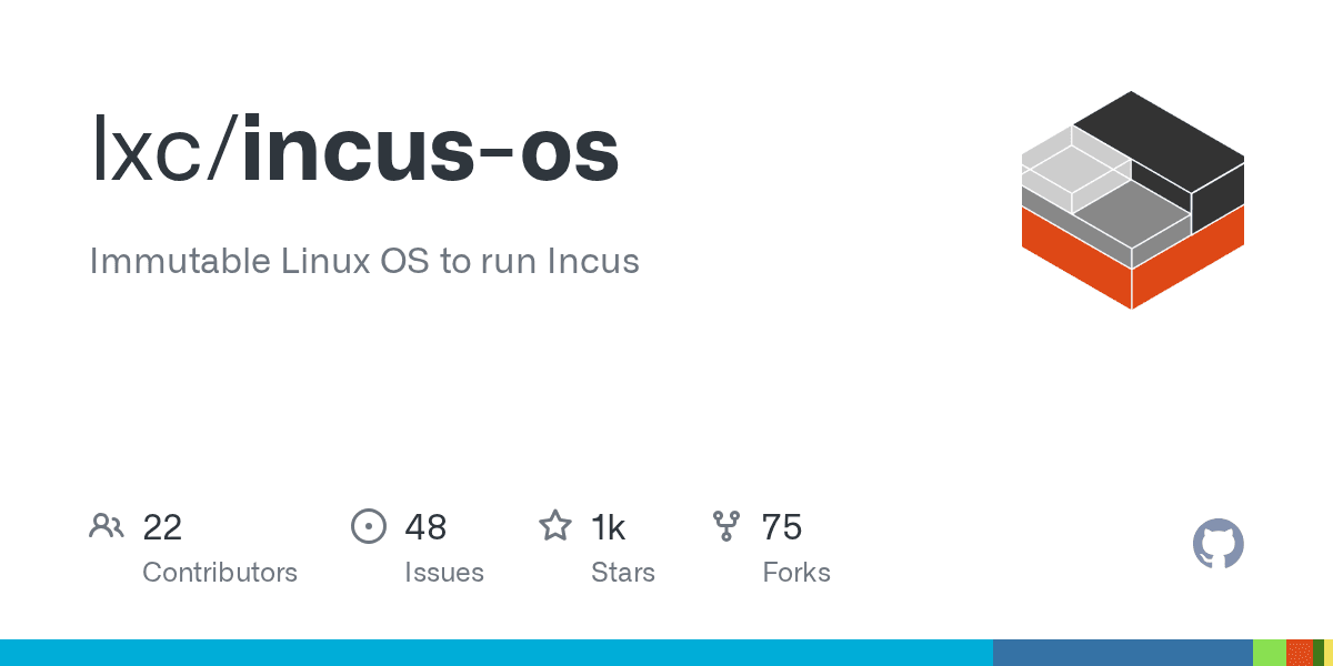 Immutable Linux OS to run Incus