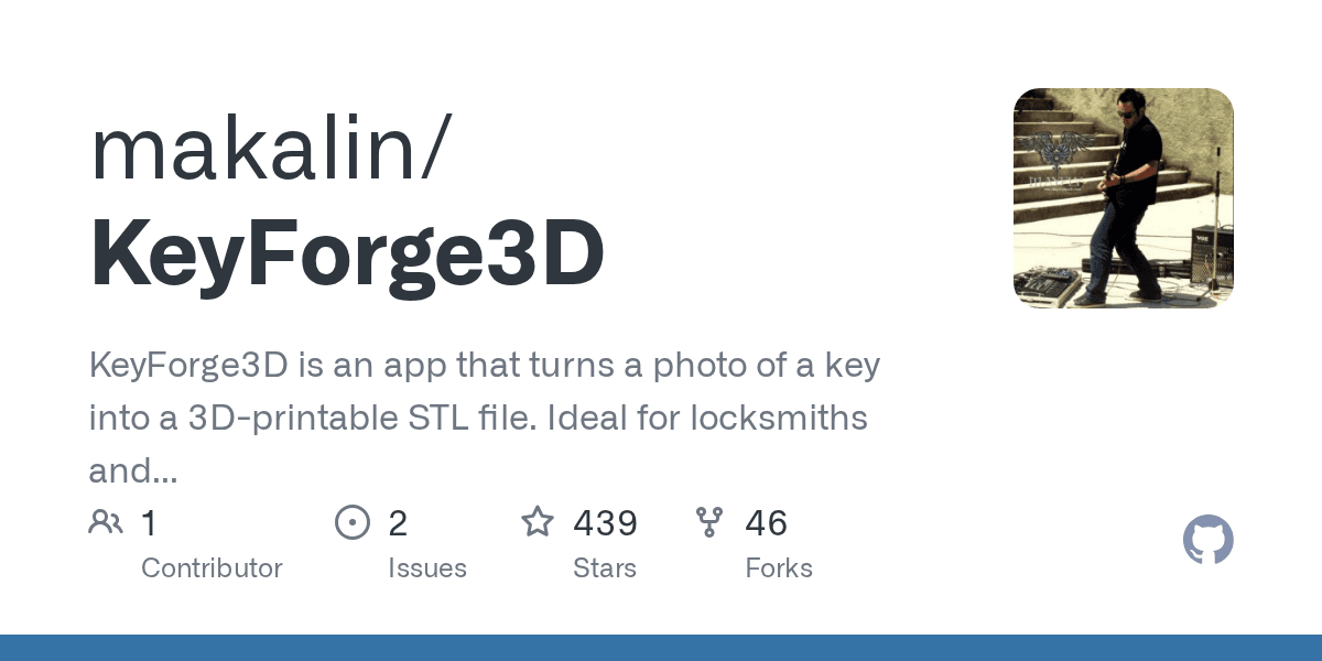 Turn a photo of any key into a 3D-printable key.