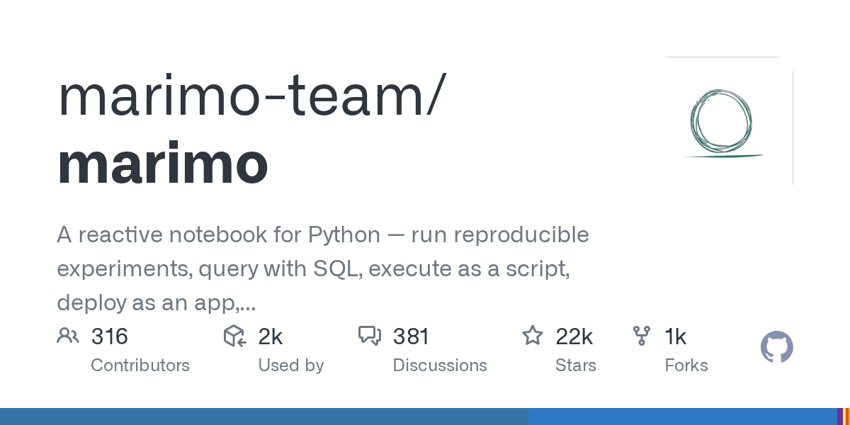 Reactive Python Notebooks-Reproducible, SQL-Enabled, Script-Ready, App-Deployabl...