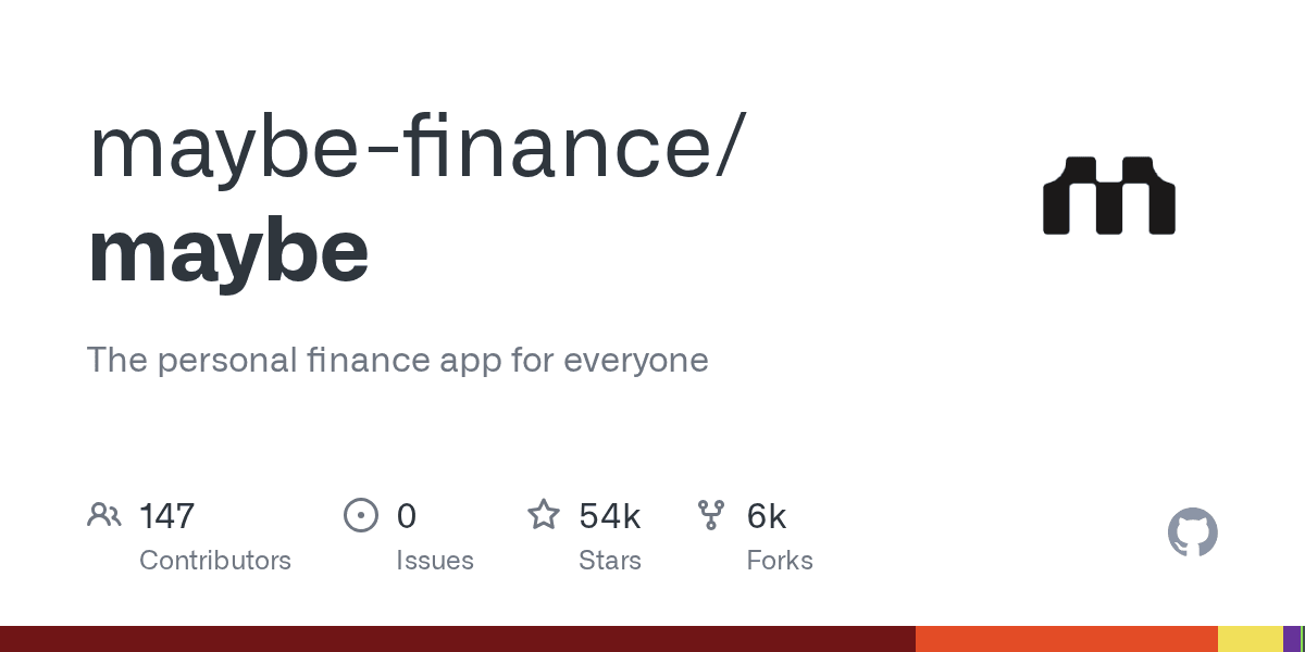 Open-source personal finance app.