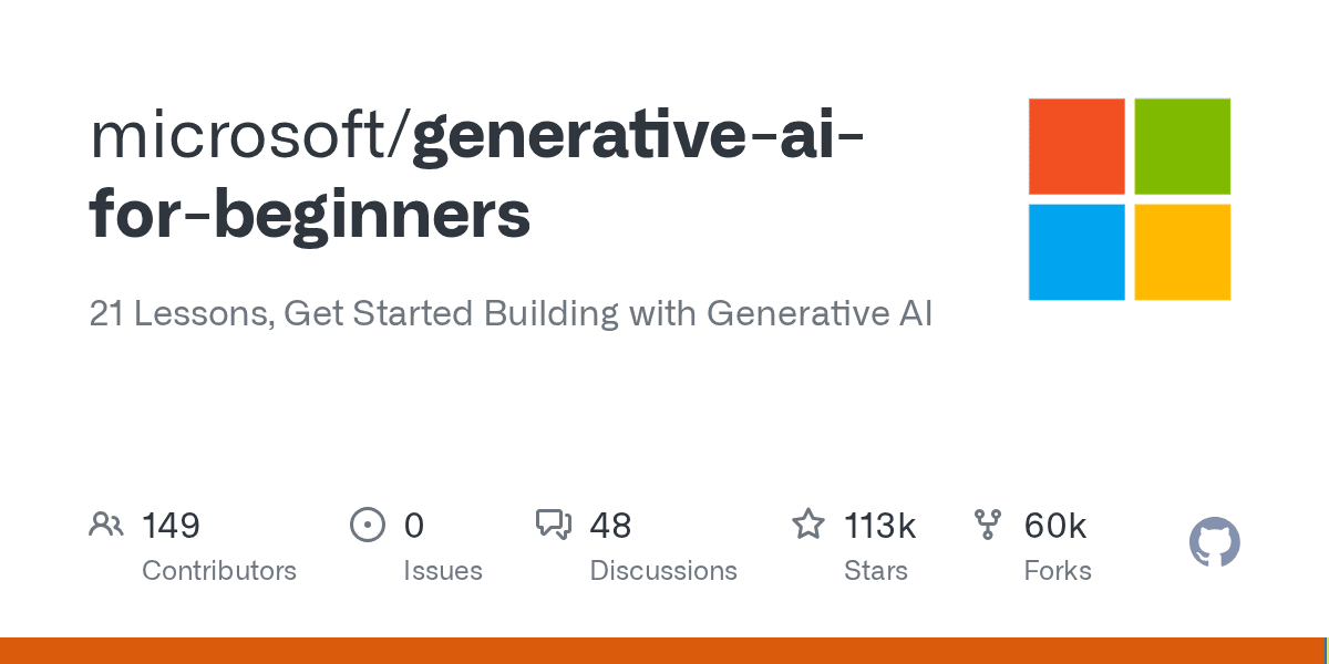Microsoft’s 21-lesson course for building generative AI apps