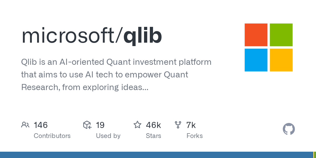 The open-source engine for AI-powered quantitative investment research