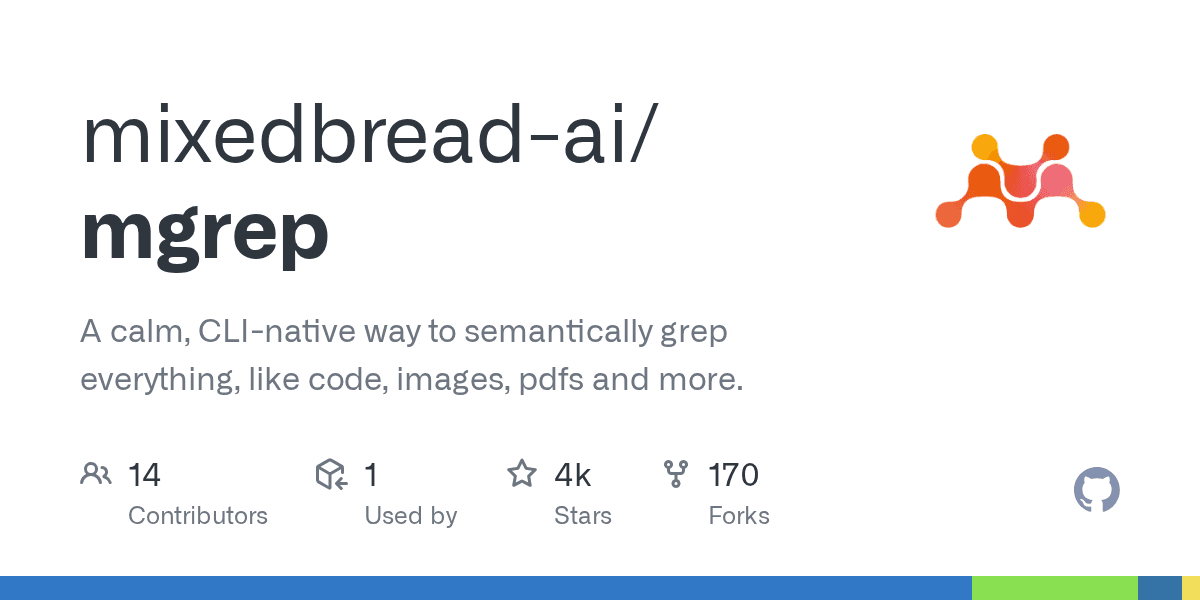 CLI-native way to semantically grep everything, like code, images, pdfs and more