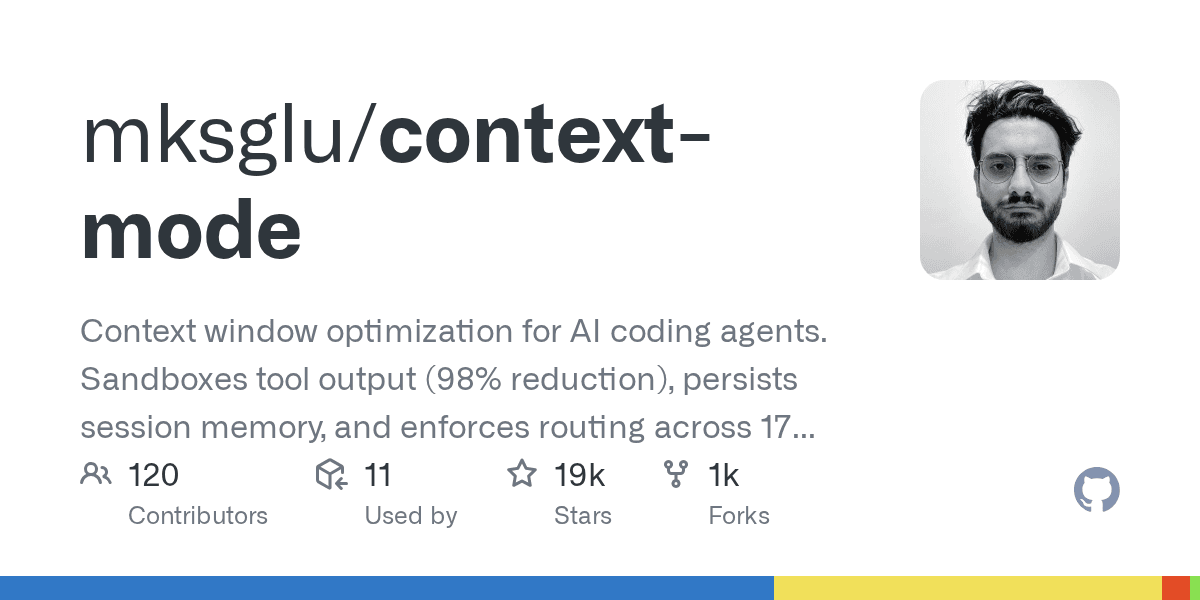 Context Mode – Solving the AI Context Window Problem