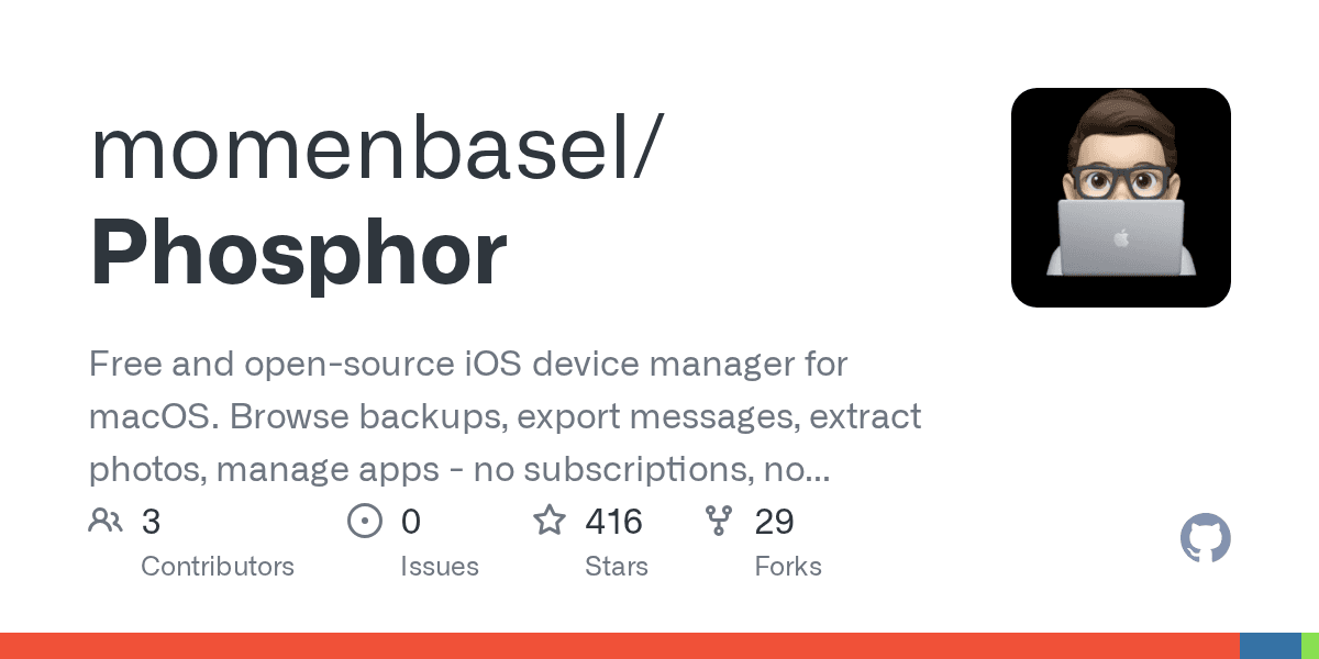 Free and open-source iOS device manager for macOS
