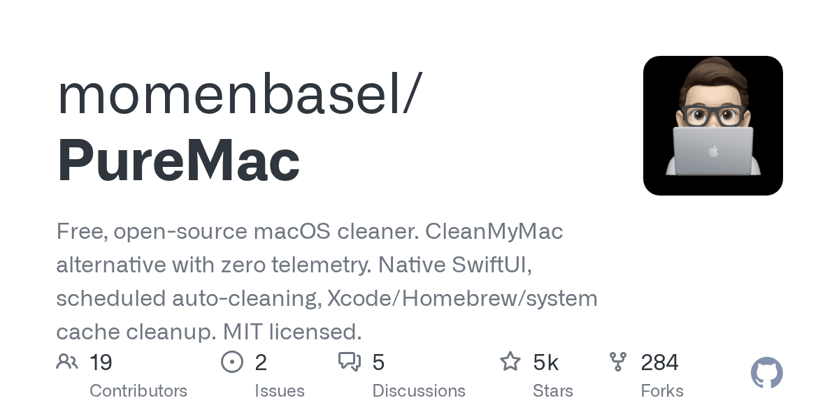 Free, open-source macOS cleaner
