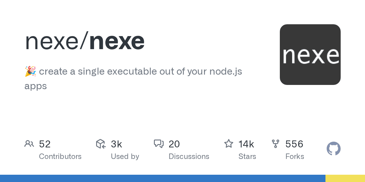 create a single executable out of your node.js apps