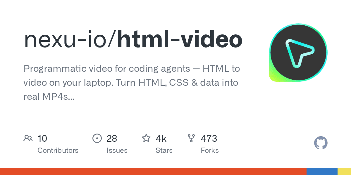 Stop stitching screenshots and hand-timing keyframes — let your agent generate t...