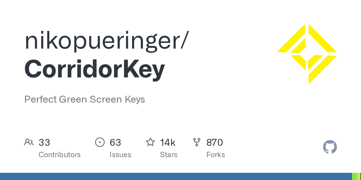 CorridorKey: Solving the 30-Year VFX Keying Problem