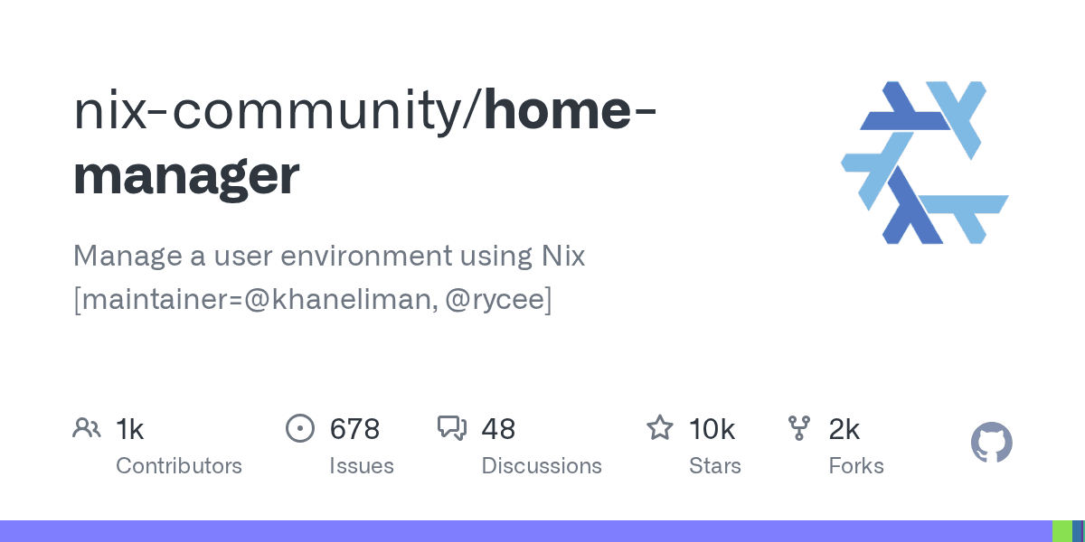 Manage your user environment declaratively with Nix