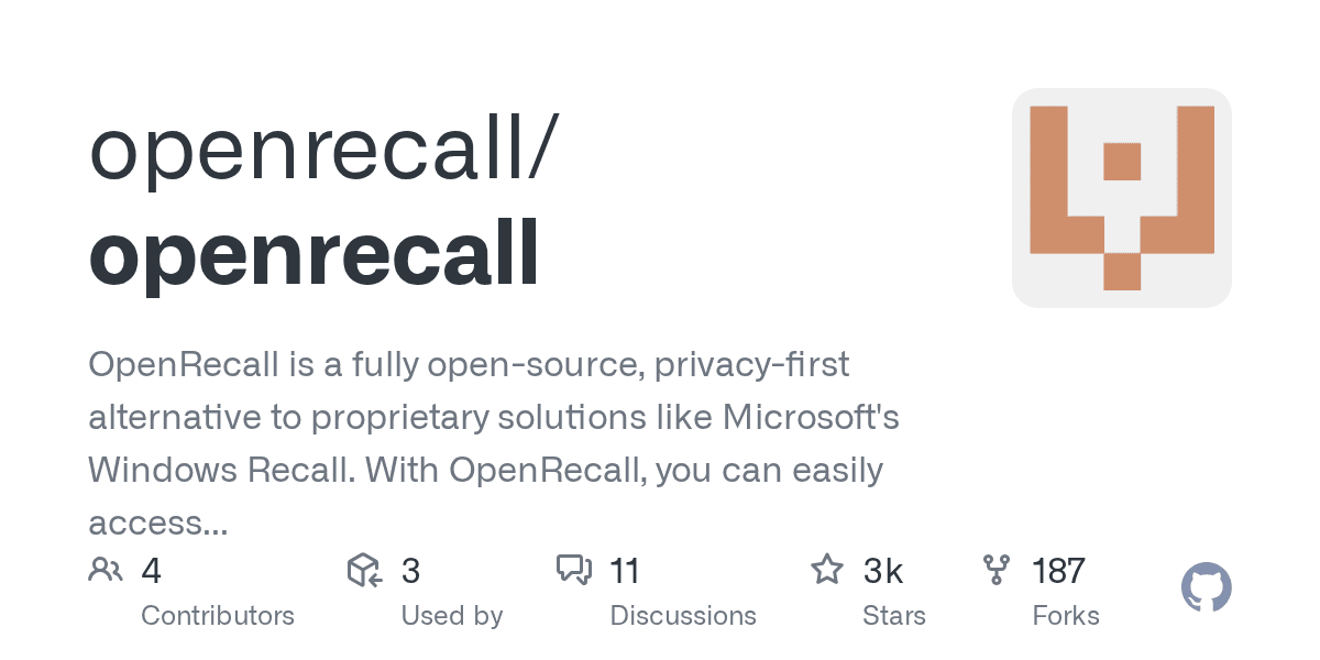 A minimalist tool to index and recall everything you have ever seen
