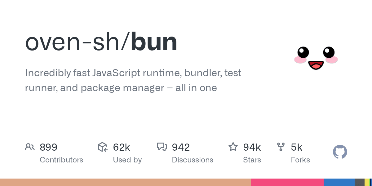 Incredibly fast JavaScript runtime, bundler, test runner, and package manager – ...